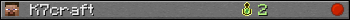 Benutzerleisten 350x20 für K7craft