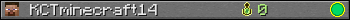 KCTminecraft14 userbar 350x20