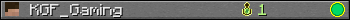 KGF_Gaming userbar 350x20