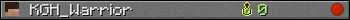 KGH_Warrior userbar 350x20