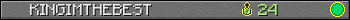 KINGIMTHEBEST userbar 350x20