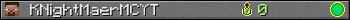 KNightMaerMCYT userbar 350x20