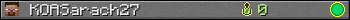 KOASarach27 userbar 350x20