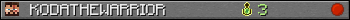 KODATHEWARRIOR userbar 350x20