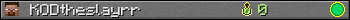 KODtheslayrr userbar 350x20