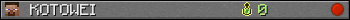 KOTOWEI userbar 350x20