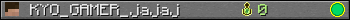 KYO_GAMER_jajaj userbar 350x20