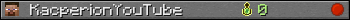 KacperionYouTube userbar 350x20