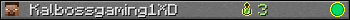 Kalbossgaming1XD userbar 350x20