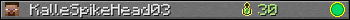 KalleSpikeHead03 userbar 350x20