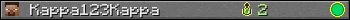 Kappa123Kappa userbar 350x20