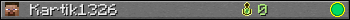 Kartik1326 userbar 350x20