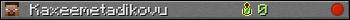 Kaxeemetadikovu userbar 350x20