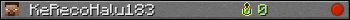 KeRecoHalu183 userbar 350x20