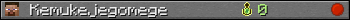 Kemukejegomege userbar 350x20