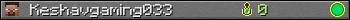 Keshavgaming033 userbar 350x20