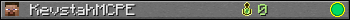 KevstahMCPE userbar 350x20