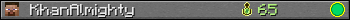 KhanAlmighty userbar 350x20