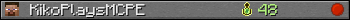 KikoPlaysMCPE userbar 350x20