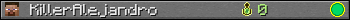 KillerAlejandro userbar 350x20