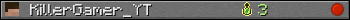 KillerGamer_YT userbar 350x20