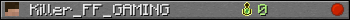 Killer_FF_GAMING userbar 350x20