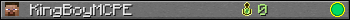 KingBoyMCPE userbar 350x20