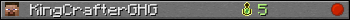 KingCrafterGHG userbar 350x20