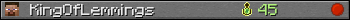 KingOfLemmings userbar 350x20