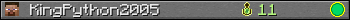 KingPython2005 userbar 350x20