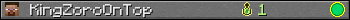 KingZoroOnTop userbar 350x20