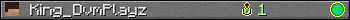 King_DvmPlayz userbar 350x20