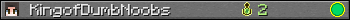 KingofDumbNoobs userbar 350x20