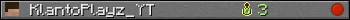 KlantoPlayz_YT userbar 350x20