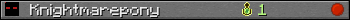 Knightmarepony userbar 350x20