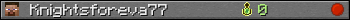 Knightsforeva77 userbar 350x20