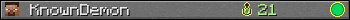 KnownDemon userbar 350x20