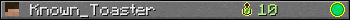 Known_Toaster userbar 350x20