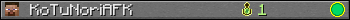 KoTuNoriAFK userbar 350x20