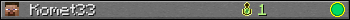 Komet33 userbar 350x20