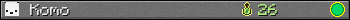 Komo userbar 350x20