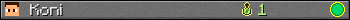 Koni userbar 350x20