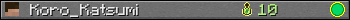 Koro_Katsumi userbar 350x20