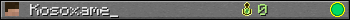 Kosoxame_ userbar 350x20