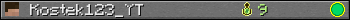 Kostek123_YT userbar 350x20