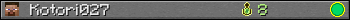 Kotori027 userbar 350x20