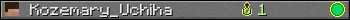 Kozemary_Uchiha userbar 350x20