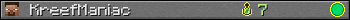 KreefManiac userbar 350x20