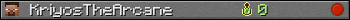 KriyosTheArcane userbar 350x20