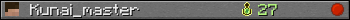 Kunai_master userbar 350x20